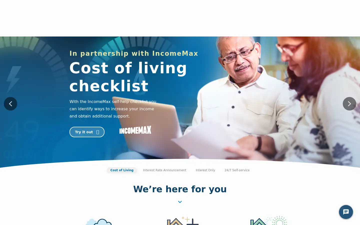 Screenshot of landmarkmortgages.com