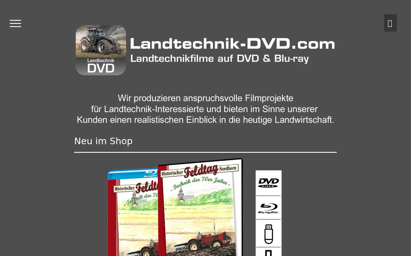 Screenshot of landtechnik-media.de