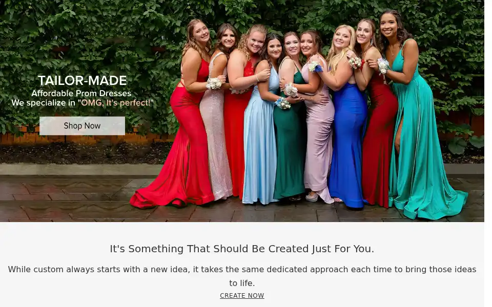 Screenshot of landybridal.co.uk
