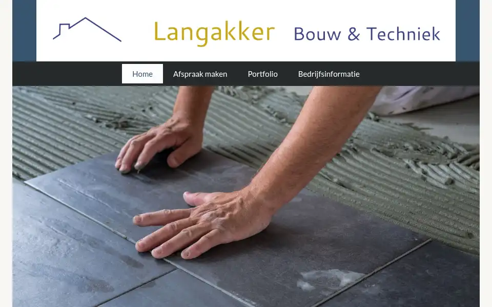 Screenshot of langakker.nl