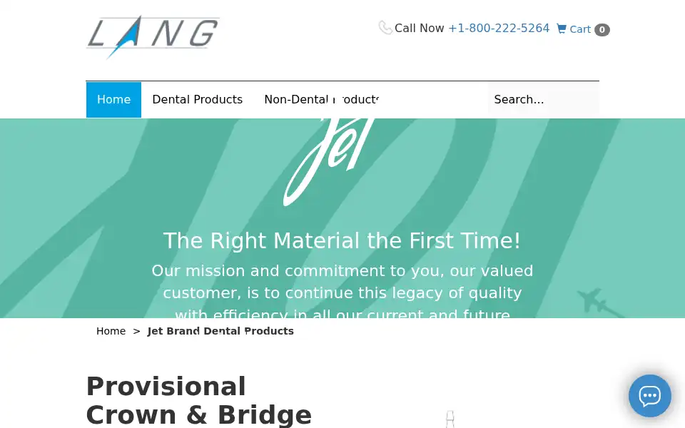 Screenshot of langdental.com