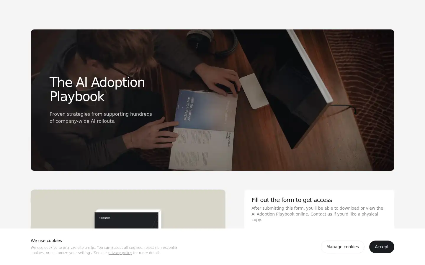 Screenshot of langdock.com