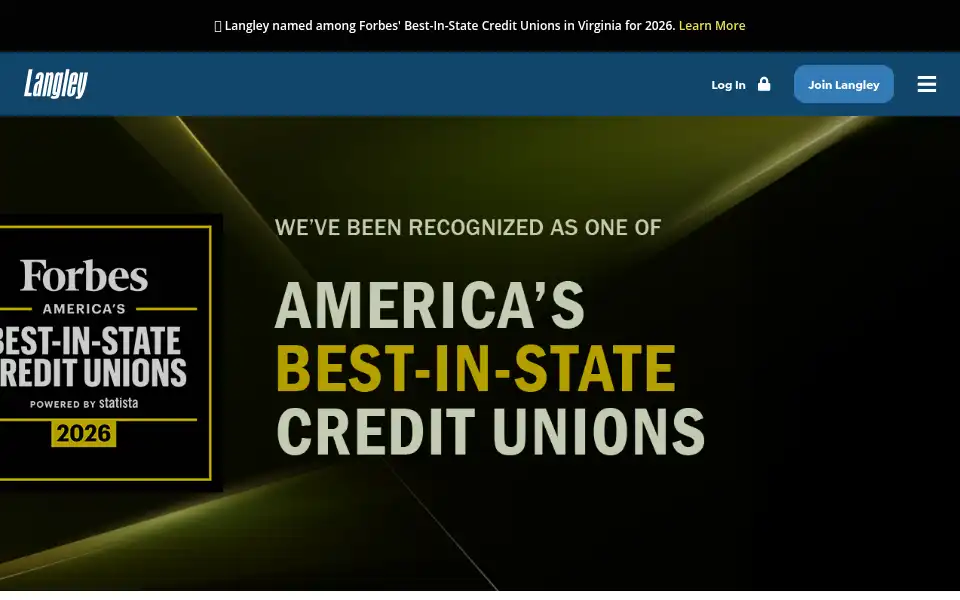Screenshot of langleyfcu.org
