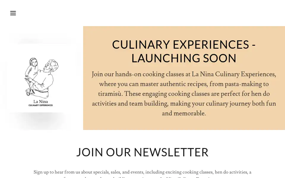 Screenshot of laninacaffemercato.co.uk