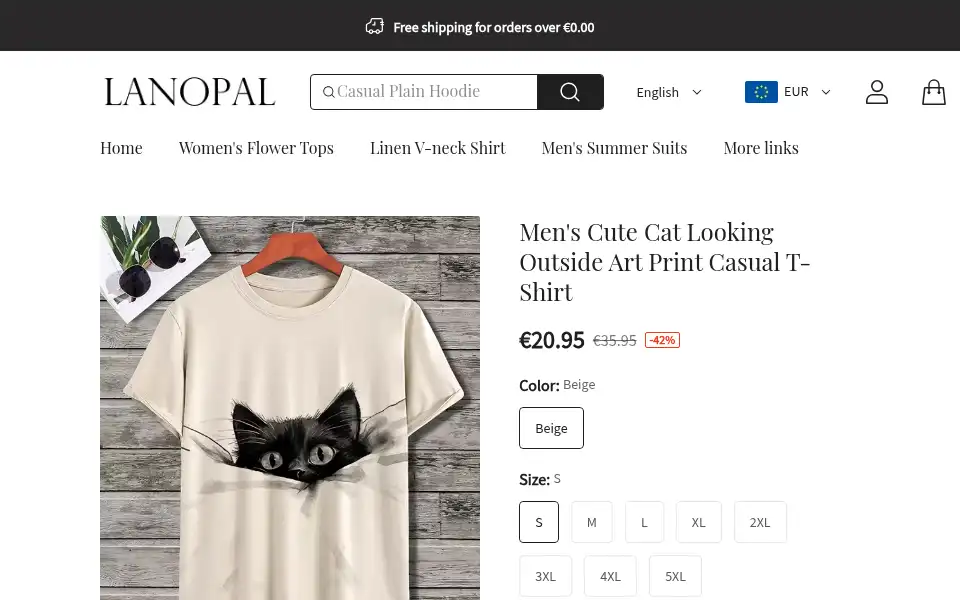 Screenshot of lanopal.com
