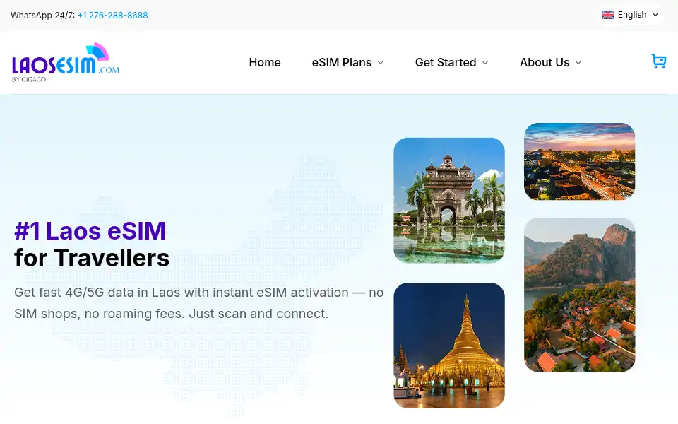 Screenshot of laosesim.com