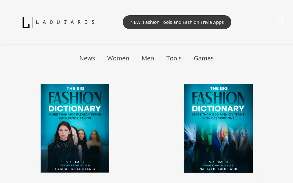 Screenshot of laoutaris.com