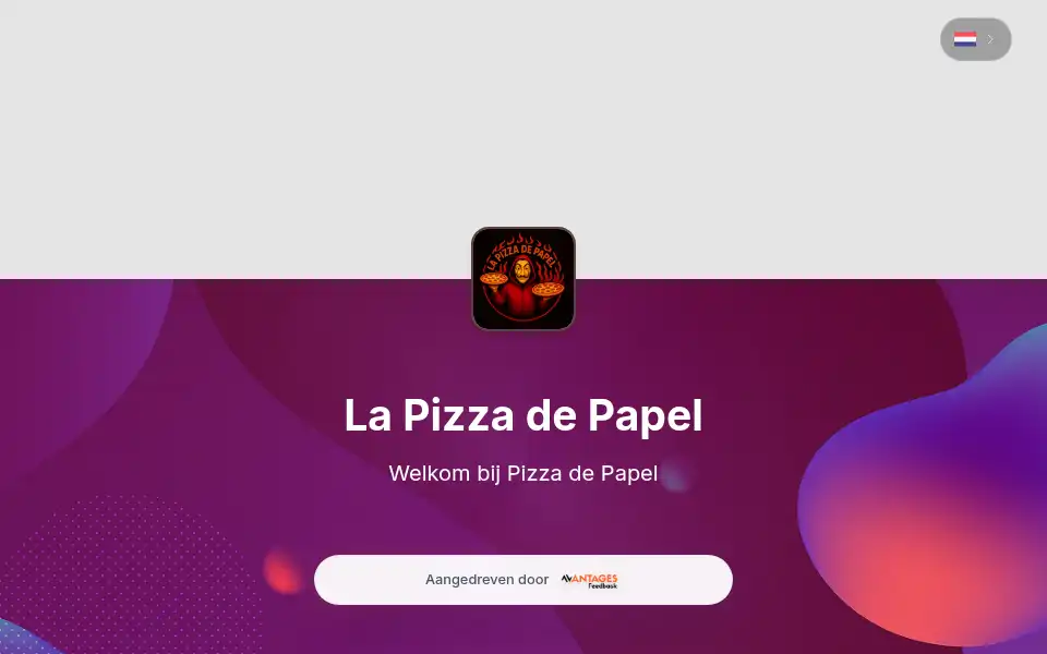 Screenshot of lapizzadepapel.be