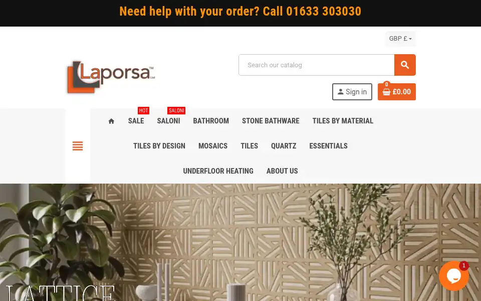 Screenshot of laporsa.com