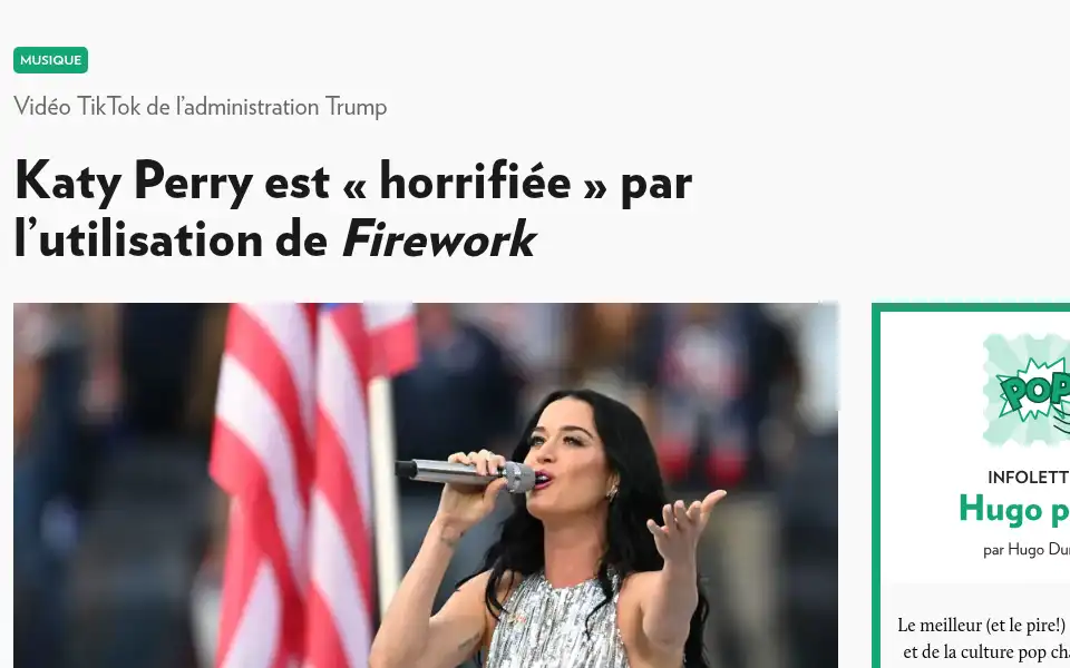 Screenshot of lapresse.ca