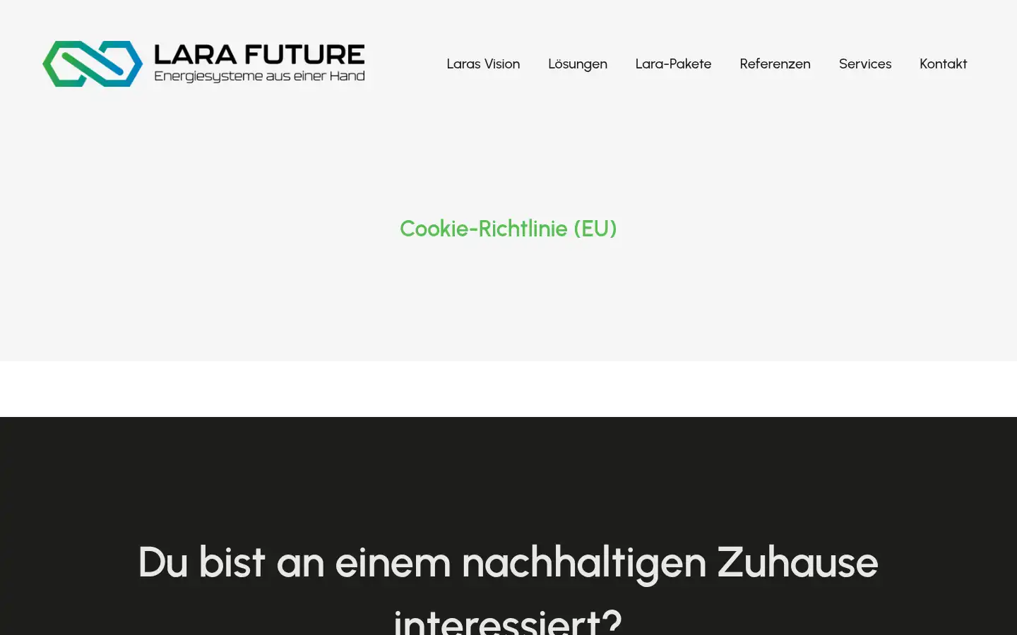 Screenshot of lara-future.de