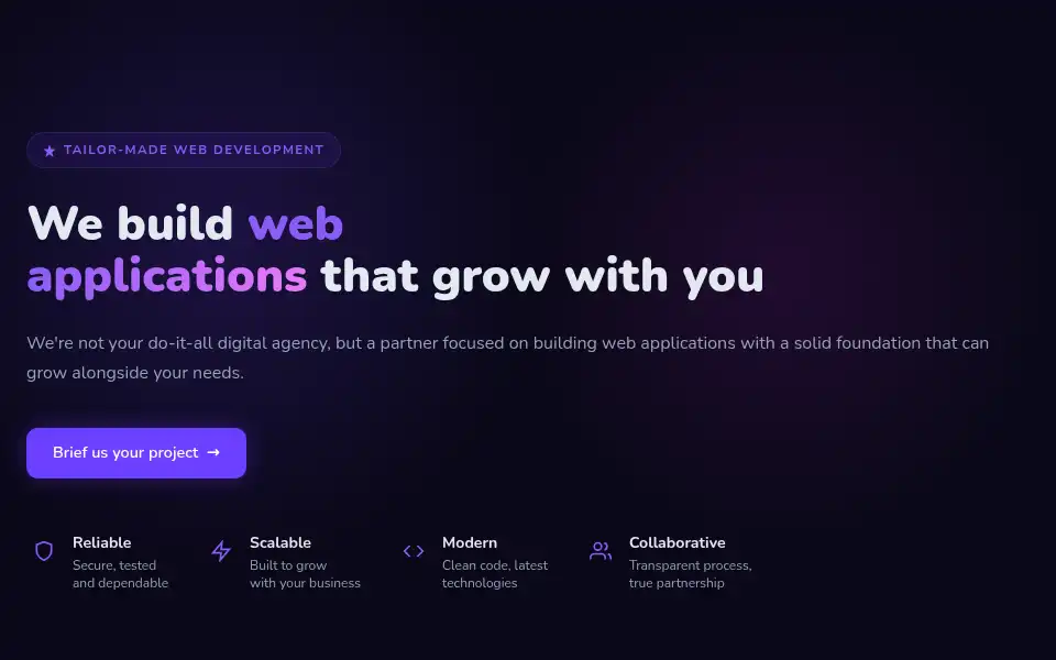 Screenshot of laravelcompany.com