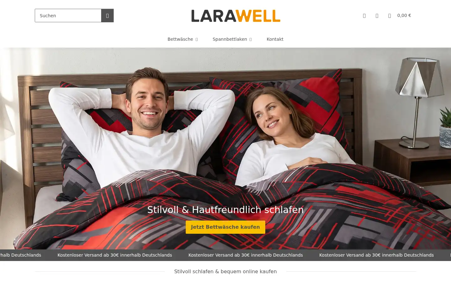 Screenshot of larawell.eu