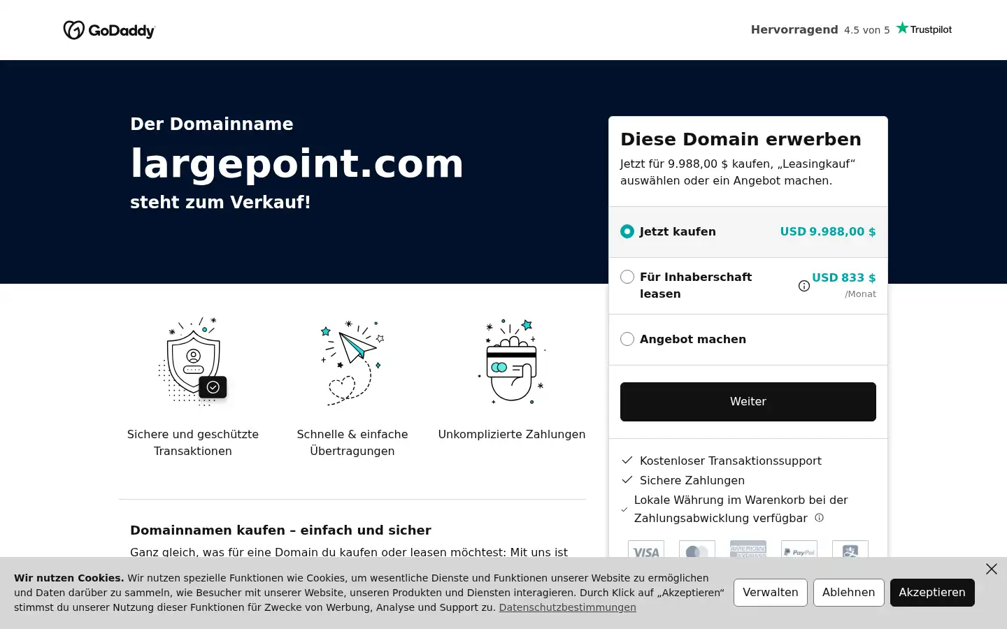 Screenshot of largepoint.com