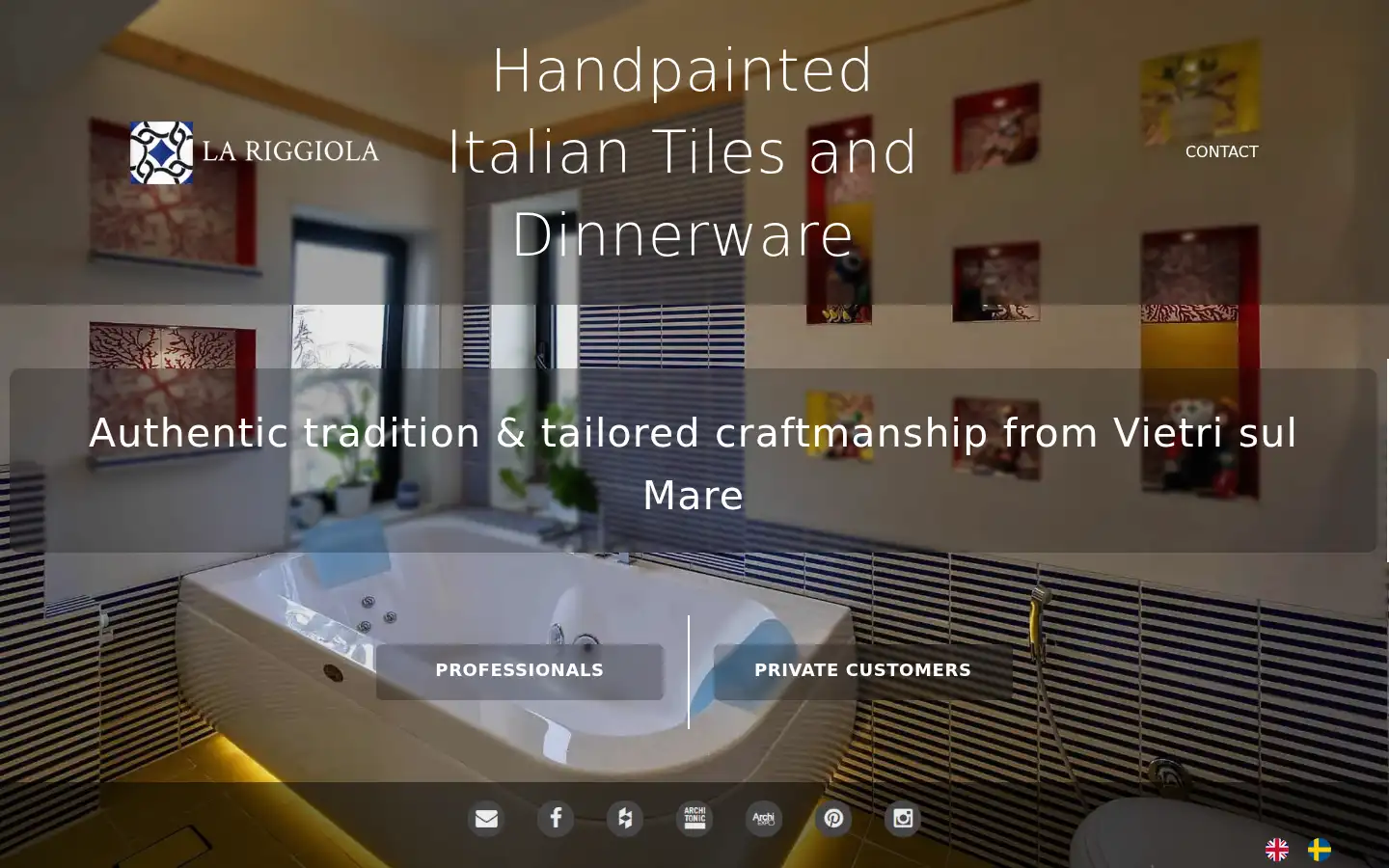 Screenshot of lariggiola.se
