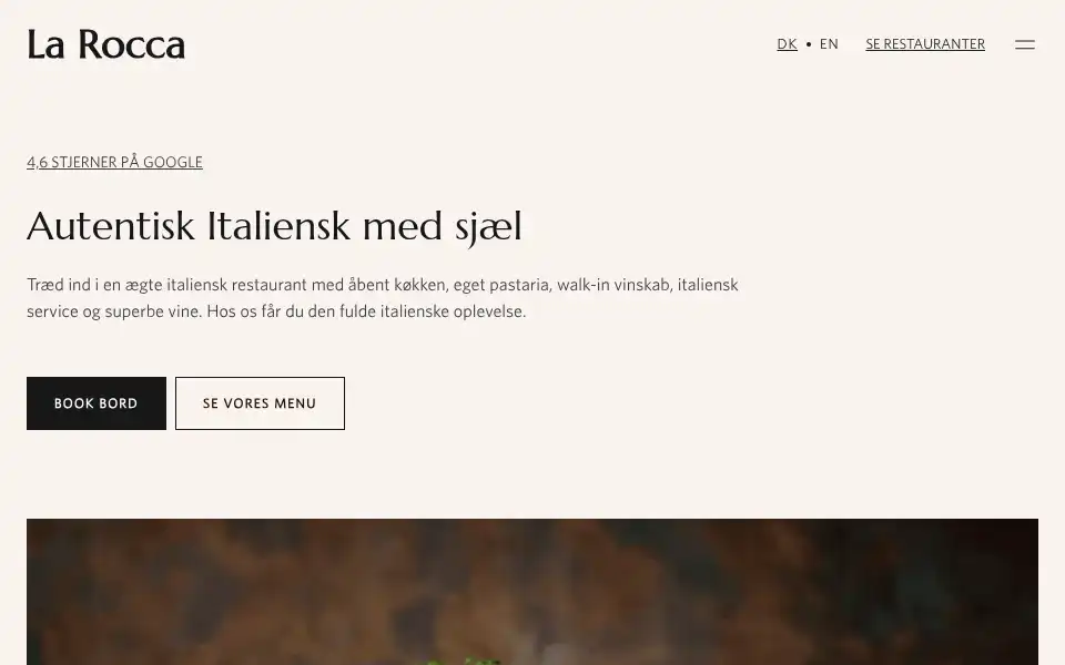 Screenshot of larocca.dk