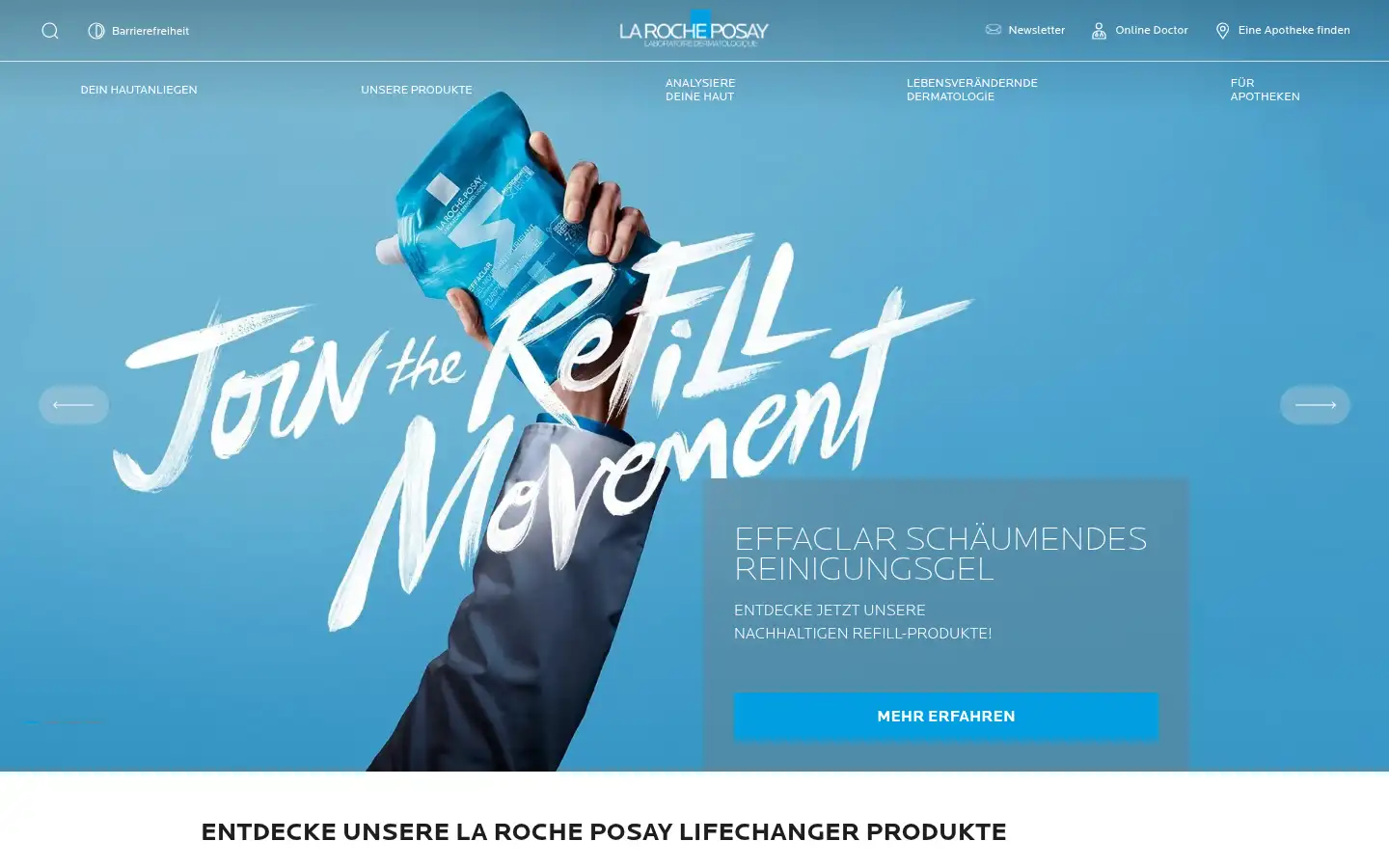Screenshot of larocheposay.de