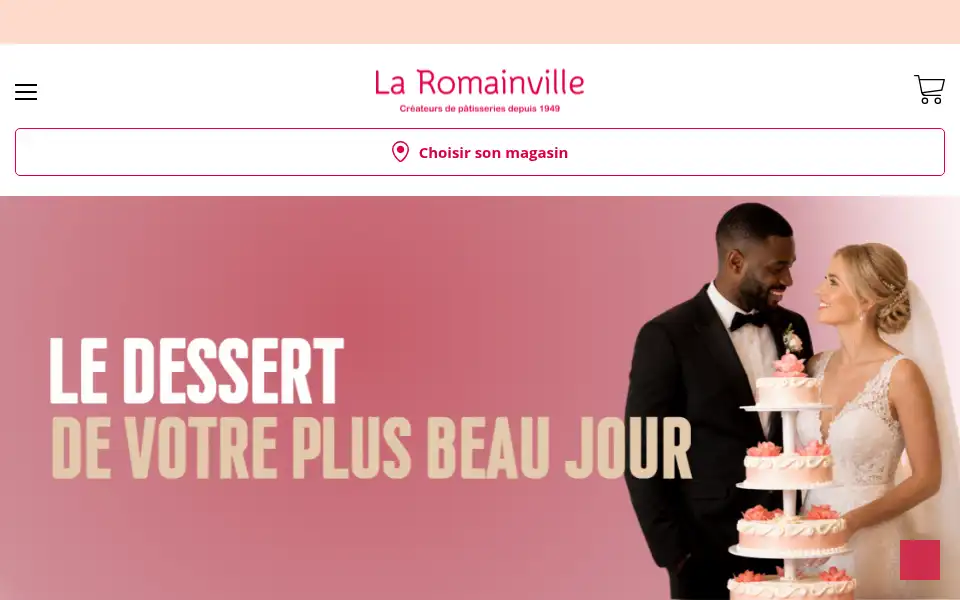 Screenshot of laromainville.fr