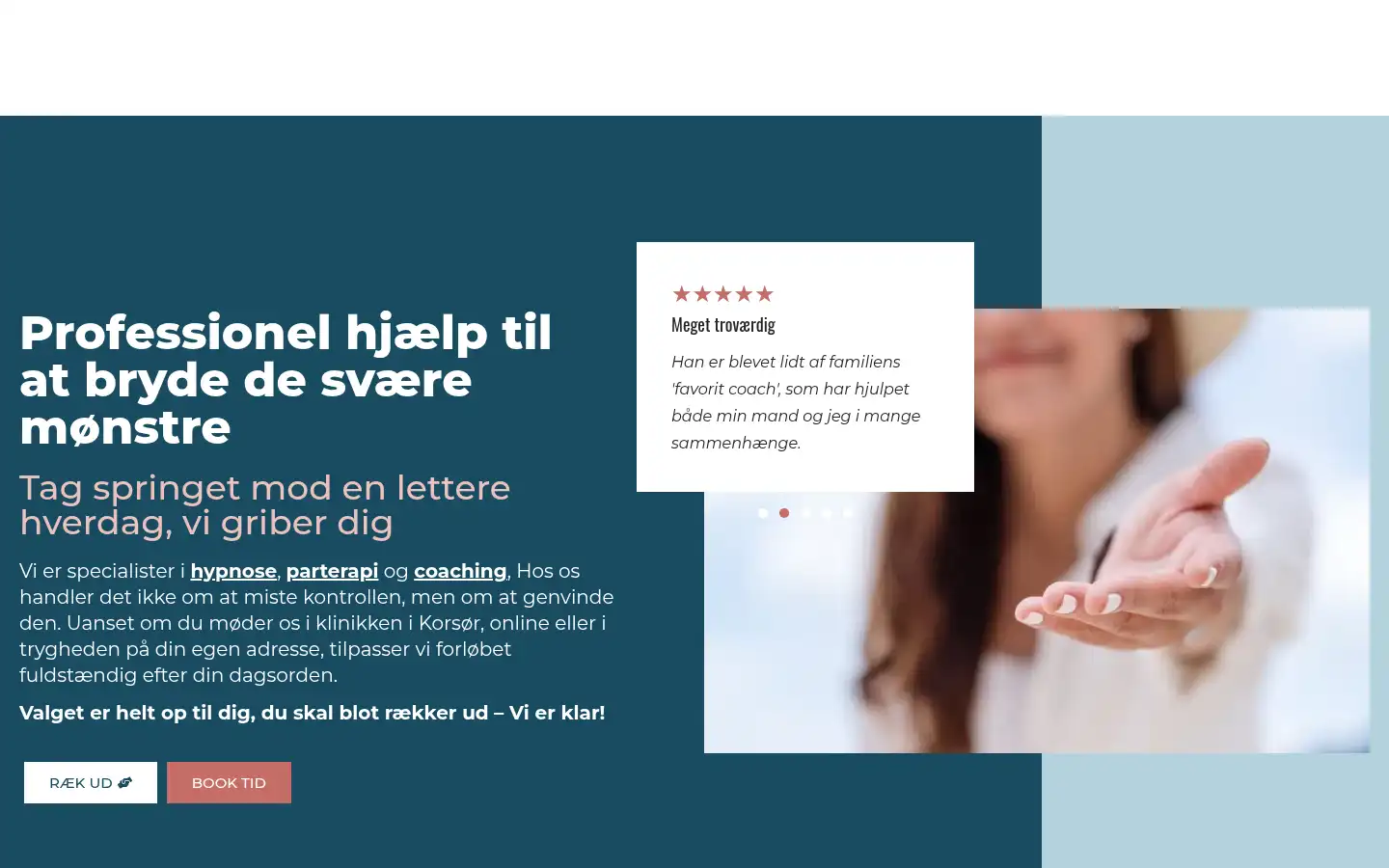 Screenshot of larsenogravn.dk