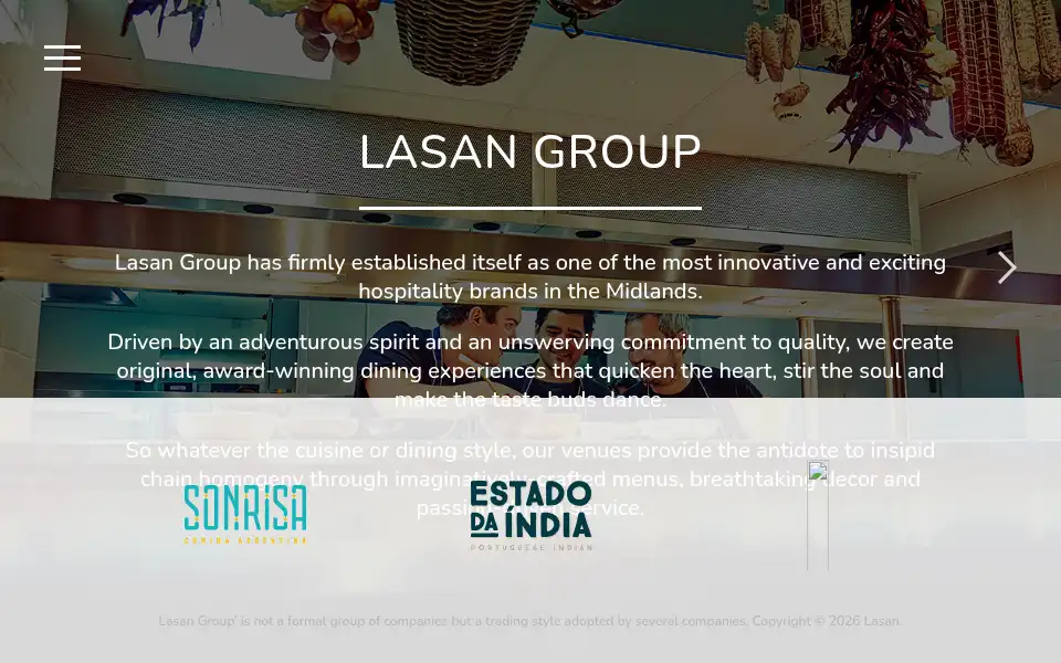 Screenshot of lasangroup.com