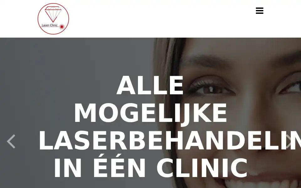 Screenshot of laser-clinic.be