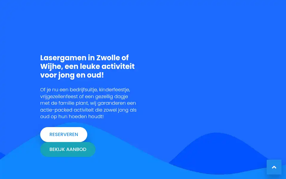 Screenshot of lasergamenverhuurzwolle.nl