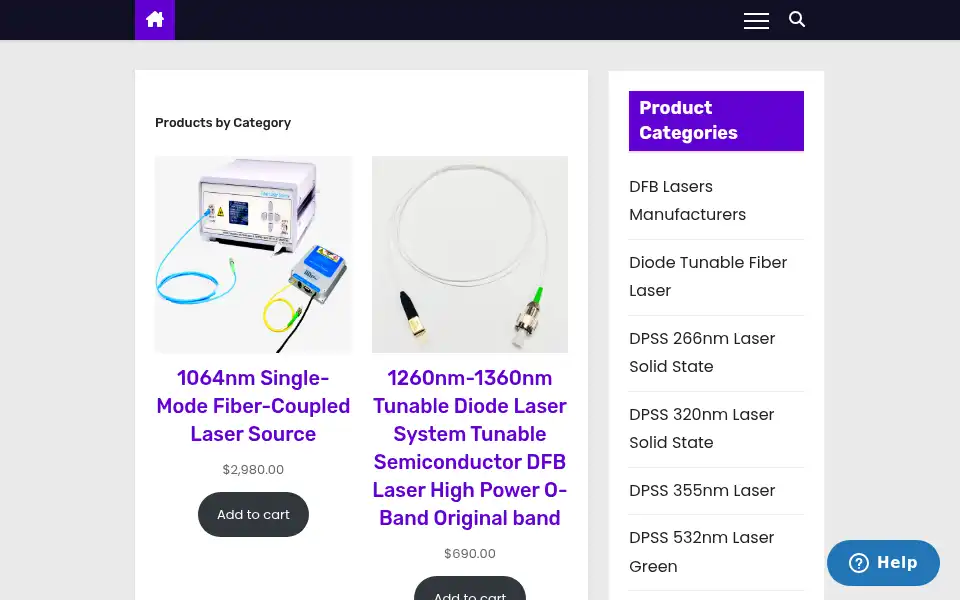 Screenshot of laserse.com