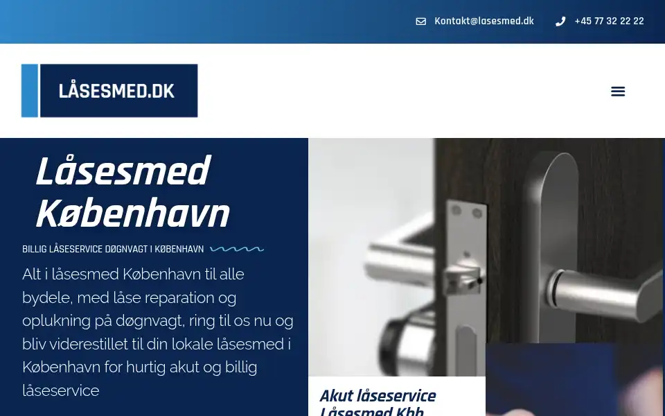 Screenshot of lasesmed.dk