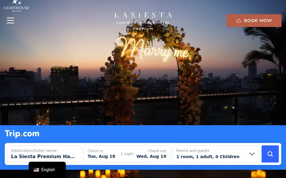 Screenshot of lasiestapremiumhangbe.com