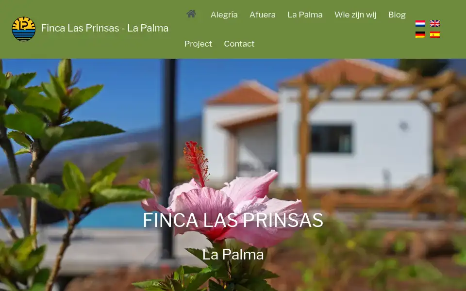 Screenshot of lasprinsas.com