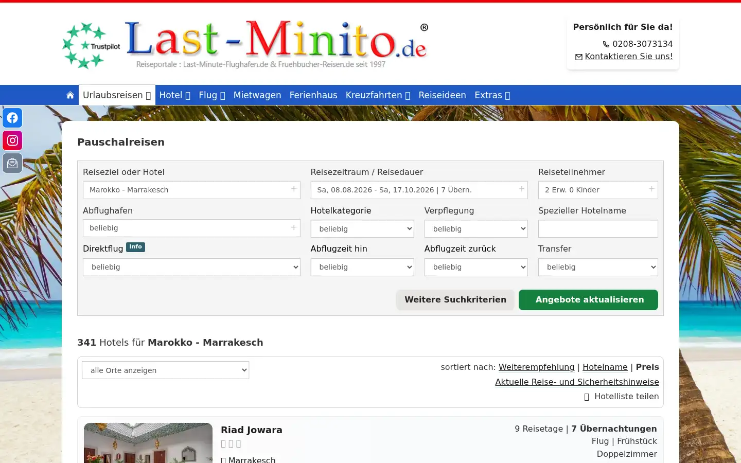 Screenshot of last-minito.de