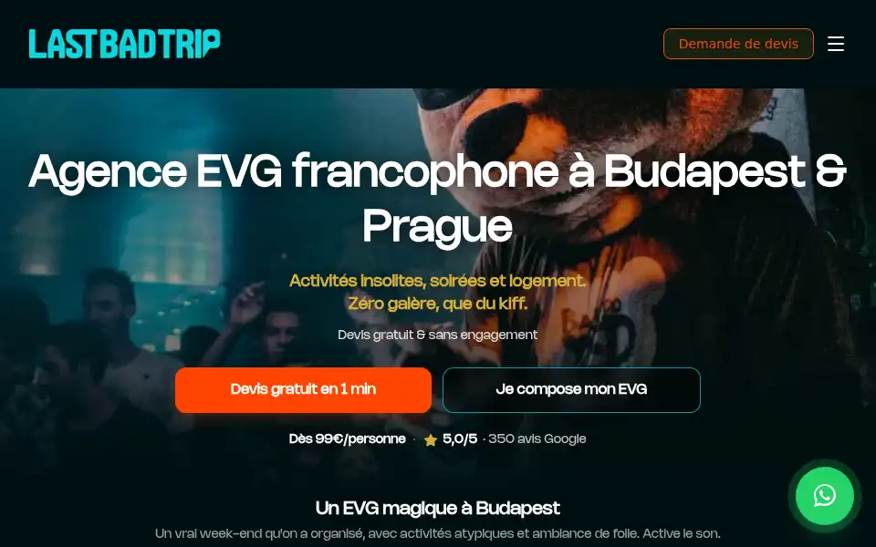 Screenshot of lastbadtrip.fr