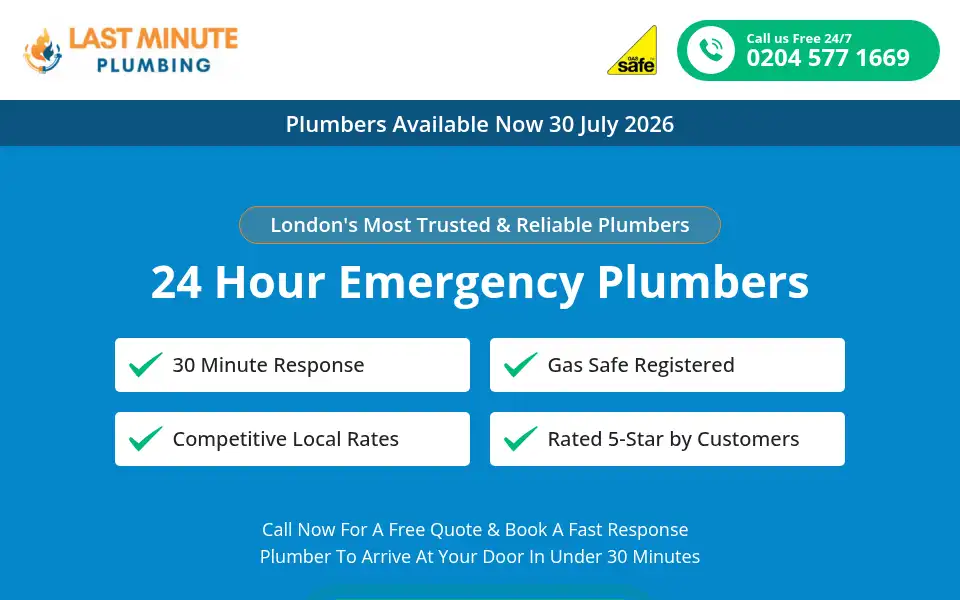 Screenshot of lastminuteplumbing.co.uk