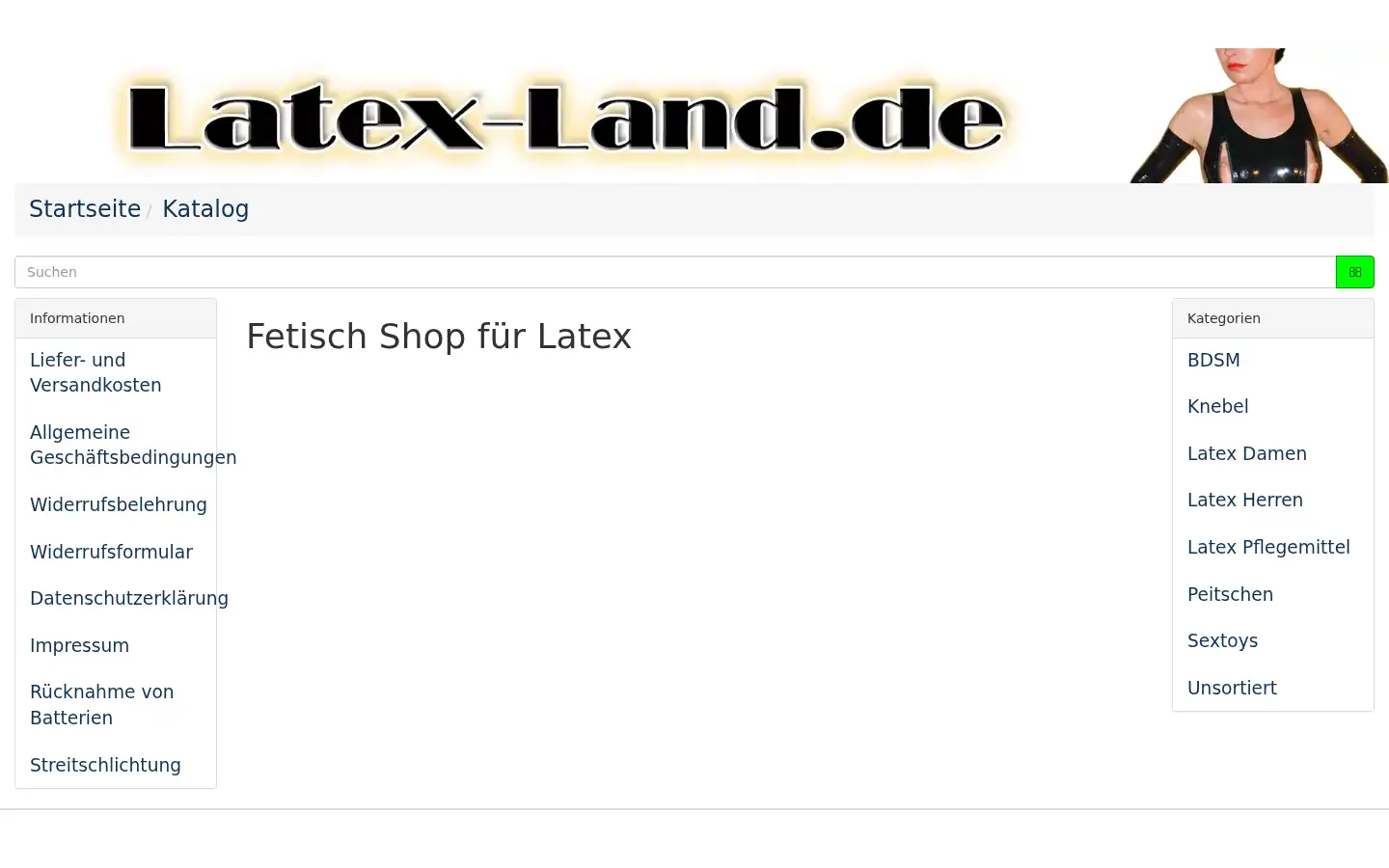 Screenshot of latex-land.de
