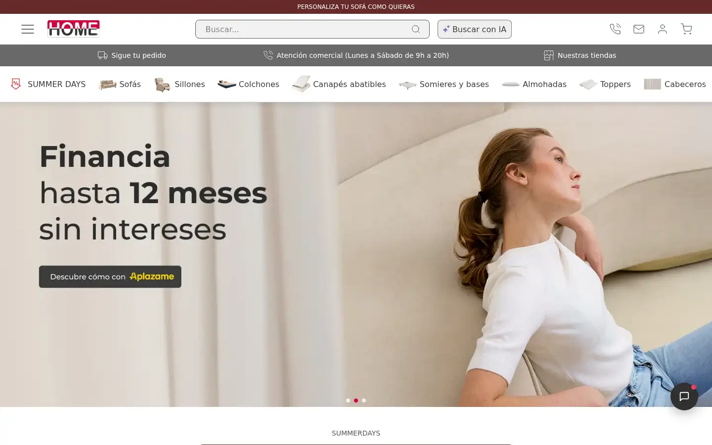 Screenshot of latiendahome.com