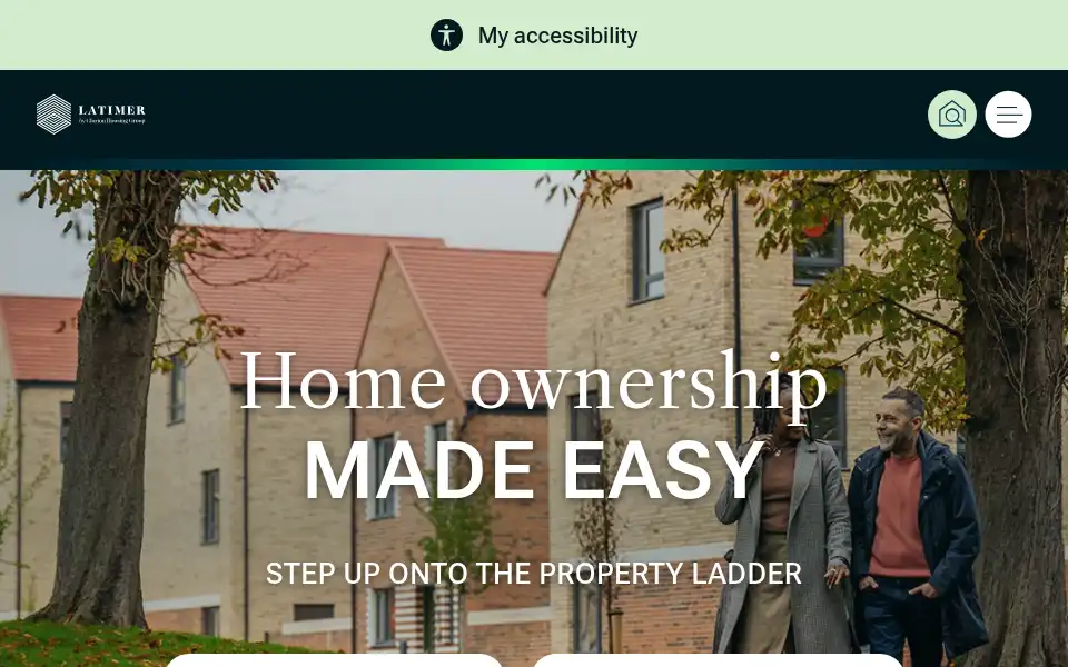 Screenshot of latimerhomes.com