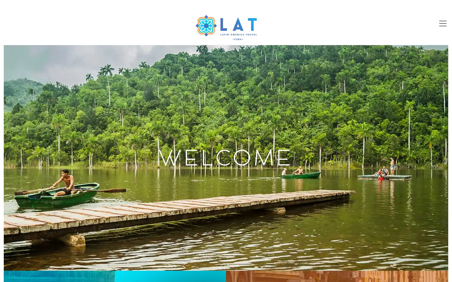 Screenshot of latinamericatravelcuba.com