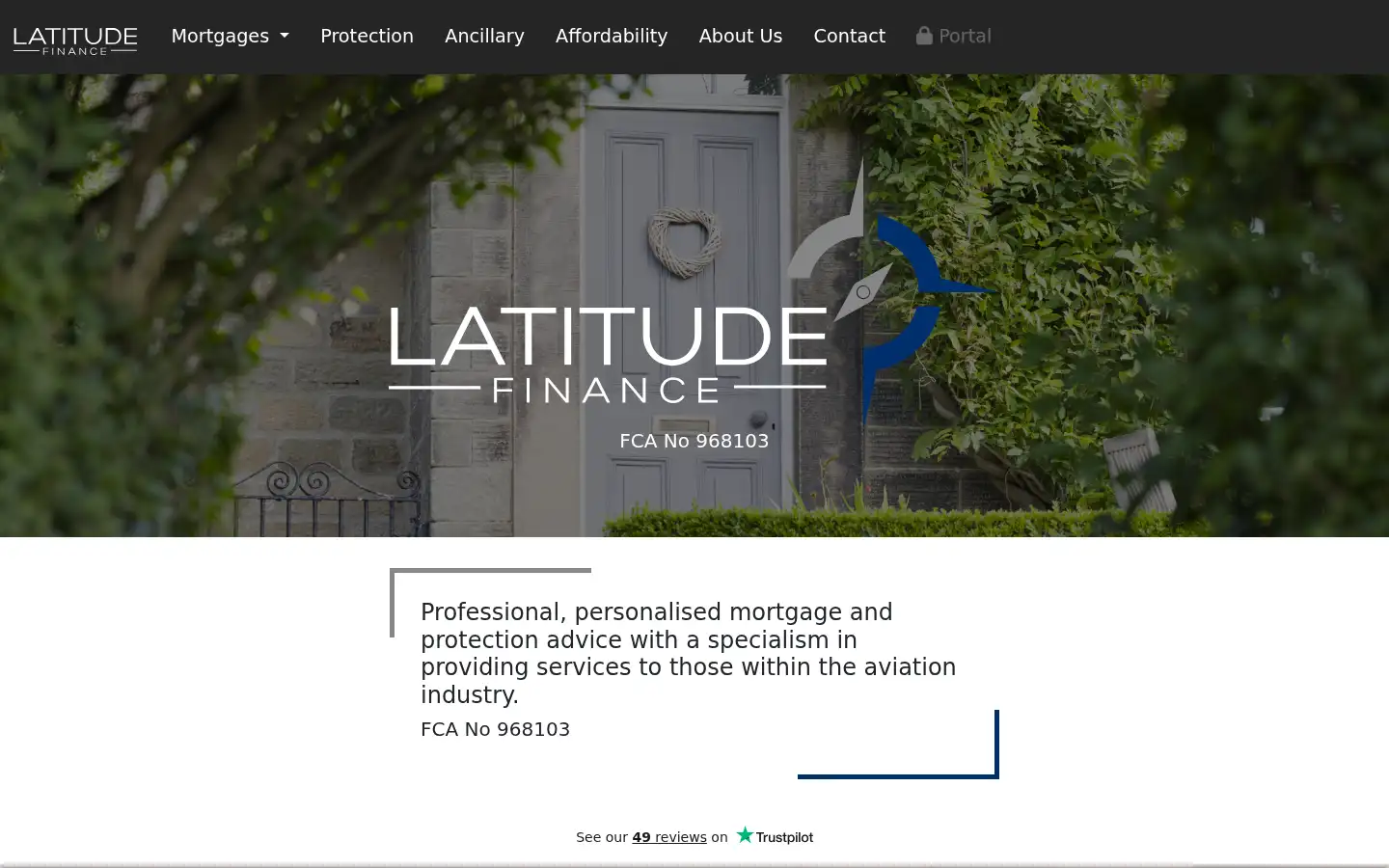 Screenshot of latitudefinance.co.uk
