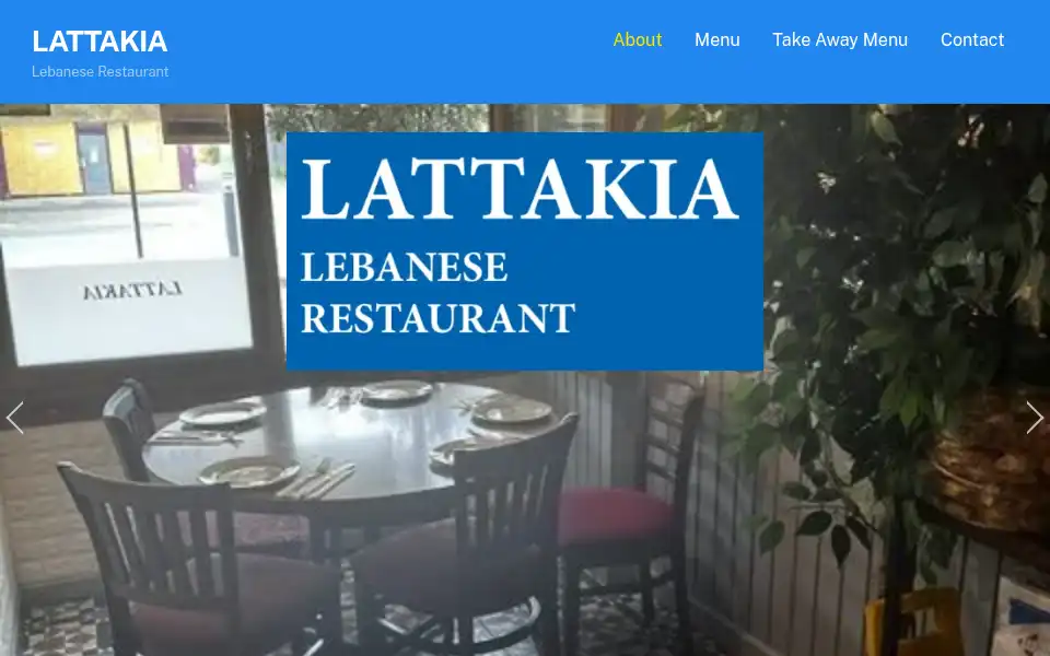 Screenshot of lattakia.co.uk