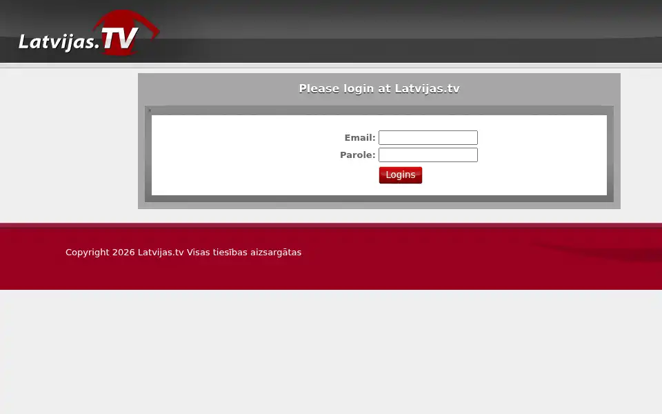 Screenshot of latvijas.tv