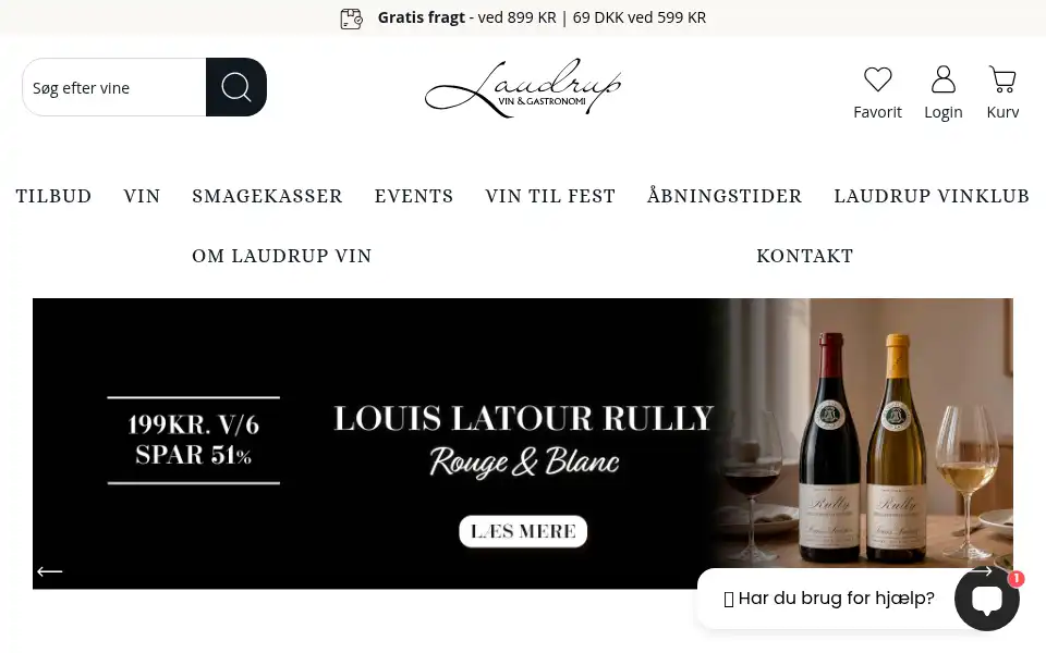 Screenshot of laudrup.dk