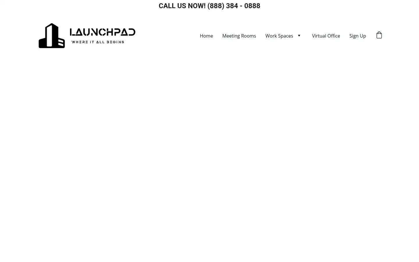 Screenshot of launchpadspaces.io