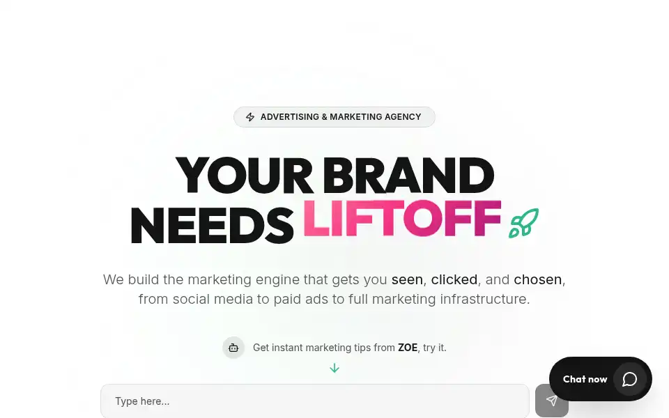 Screenshot of launchpointagency.com