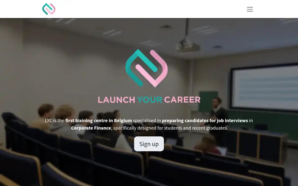 Screenshot of launchyourcareer.odoo.com