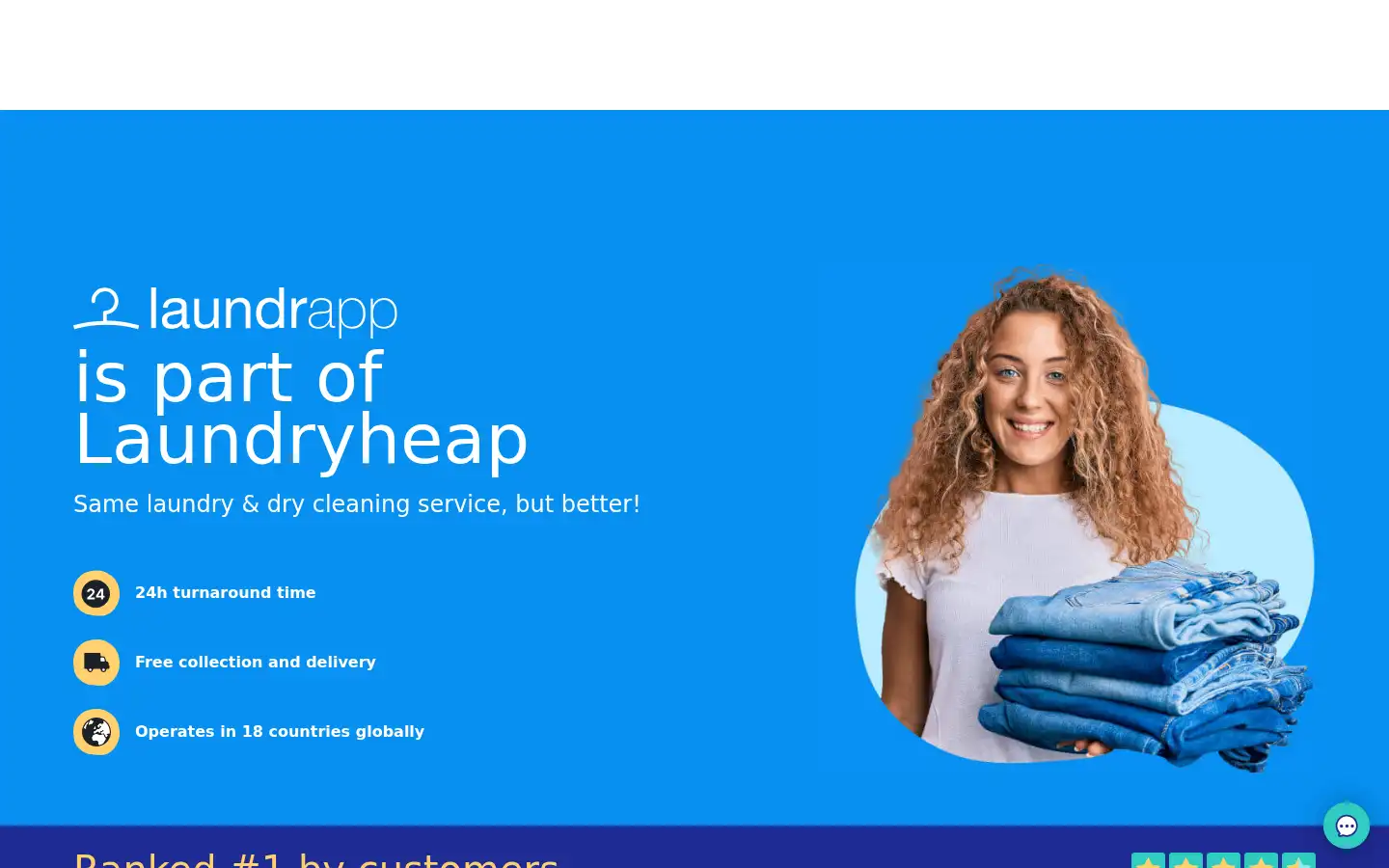 Screenshot of laundrapp.com