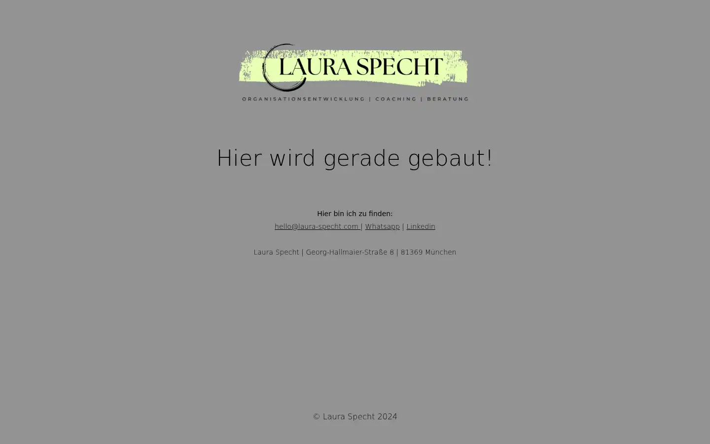 Screenshot of laura-specht.com