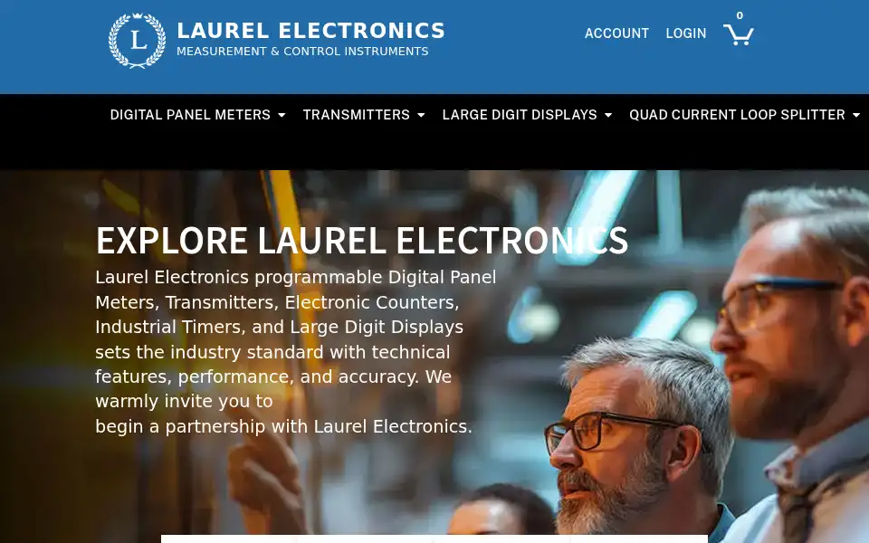 Screenshot of laurels.com