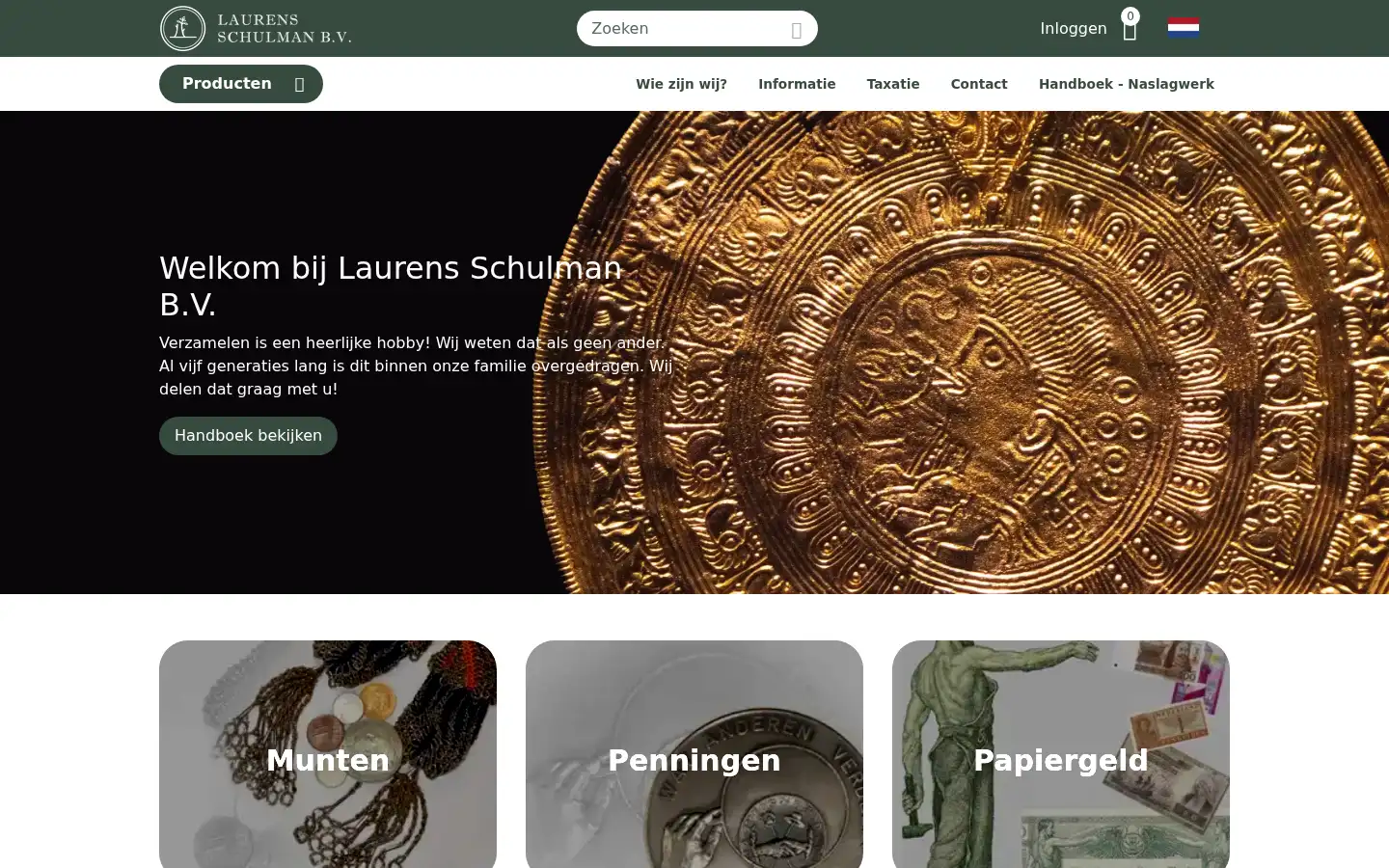 Screenshot of laurensschulman.nl