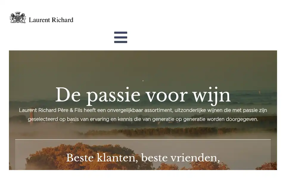 Screenshot of laurentrichard.be