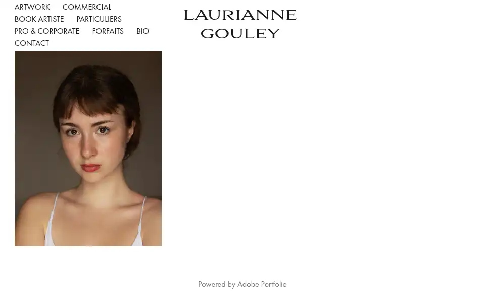 Screenshot of lauriannegouley.com